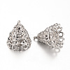 Alloy Pendant Bail Rhinestone Settings LS-PALLOY-S090-23P-LF-1