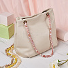 4Pcs 4 Colors Acrylic Beads Bag Strap FIND-GN0001-06-6