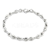304 Stainless Steel Infinity Link Chain Bracelets for Women Men BJEW-F488-53A-P-4