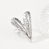 304 Stainless Steel Cuff Rings LS-RJEW-D306-05P-1