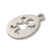 Non-Tarnish 201 Stainless Steel Pendants STAS-E217-16P-2