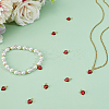 10Pcs Brass Enamel Pendants KK-HY0004-01-4