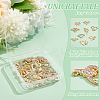 36Pcs 9 Styles Alloy Rhinestone Links/Connectors FIND-UN0016-38-5
