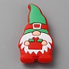Gnome Food Grade Eco-Friendly Silicone Focal Beads SIL-WH0012-042A-1
