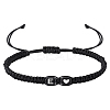 1Pc Adjustable Nylon Cord Braided Bracelets for Women Men BJEW-LP0001-31A-E-1