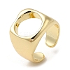 Brass Open Cuff Rings RJEW-Q778-09G-1
