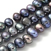 Dyed Natural Cultured Freshwater Pearl Beads Strands PEAR-A006-29A-X-2