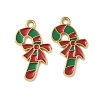 304 Stainless Steel Enamel Pendants STAS-L300-012G-27-1