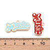 Alloy Enamel Pendants ENAM-T024-30M-G-3