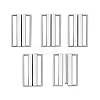 5Pcs Rectangle Alloy Waist Belt Buckles FIND-PH0027-19-6