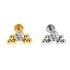 316L Surgical Stainless Steel & G23 Titanium Crystal Rhinestone Labrets for Women Men WG3A239-48-1