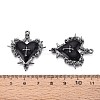 Alloy Enamel Pendants PALLOY-T094-06-3