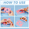 6Pcs 6 Colors Acrylic Craft Doll Eyes Template DIY-PH0023-10-4