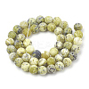 Natural Yellow Turquoise(Jasper) Beads Strands LS-G-T106-298-3