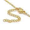 Brass Micro Pave Clear Cubic Zirconia Peach Heart Pendant Necklaces for Women LS-NJEW-Q346-02G-02-3
