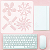 PET Hollow Out Drawing Painting Stencils DIY-WH0391-0948-3