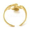 304 Stainless Steel Open Cuff Rings for Women LS-RJEW-Z043-02G-3