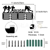 Sports Theme Iron Medal Hanger Holder Display Wall Rack ODIS-WH0055-234-2