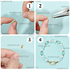 240Pcs 4 Styles Brass Bead Tips KK-SC0007-37-6