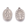 Non-Tarnish 304 Stainless Steel Pendants STAS-H109-29P-2