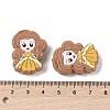 Princess Food Grade Silicone Focal Beads SIL-A008-05C-3