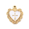 304 Stainless Steel Enamel Pendants X-STAS-M092-12G-02-1