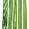 Electroplate Opaque Solid Color Glass Beads Strands EGLA-A044-P4mm-L30-2