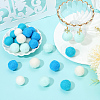 40Pcs 4 Colors Wool Felt Balls DIY-SC0029-40E-3