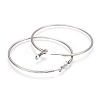 Non-Tarnish 201 Stainless Steel Hoop Earrings X-EJEW-F188-24P-D-2