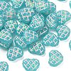 Translucent Resin Waffle Beads RESI-D312-01B-01-1