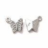 316 Surgical Stainless Steel with Crystal Rhinestone Pendants X-STAS-G305-05P-1