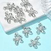 SHEGRACE Brass Micro Pave Clear Cubic Zirconia Pendants XGRQ3P283-630P-3