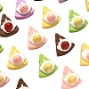 30Pcs Opaque Resin Decoden Cabochons RESI-CJ0002-71-4