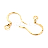 Brass Earring Hooks KK-F824-015A-G-2