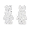 Transparent Crackle Acrylic Beads TACR-U008-02B-1