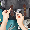 CutHollow 2Pcs Leather Toggle Buckle AJEW-CL0001-26C-5