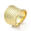 Rack Plating Brass Open Cuff Rings RJEW-K249-20G-1