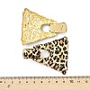 Leopard Print Alloy Dangle Stud Earrings LS-EJEW-K304-01D-G-5