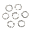 Tarnish Resistant 304 Stainless Steel Open Jump Rings STAS-E066-11-8mm-1