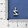 925 Sterling Silver with Cubic Zirconia Charms STER-Q004-01Z-S-3