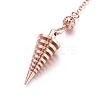 Brass Coil Dowsing Pendulums KK-K239-01RG-2