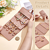 Rectangle PU Leather with Microfiber Jewelry Rolls ABAG-WH0072-013-3