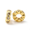 Rack Plating Brass Cubic Zirconia European Beads KK-G457-08G-1