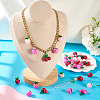36Pcs 9 Styles Resin Pendants CRES-TA0001-49-7