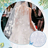 Polyester Mesh Lace Fabric DIY-WH0661-54-5