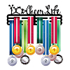 Fashion Iron Medal Hanger Holder Display Wall Rack ODIS-WH0021-061-1