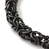 316 Surgical Stainless Steel Byzantine Chain Bracelets BJEW-Q349-14B-2