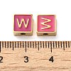 304 Stainless Steel Enamel Beads STAS-L022-293G-W-3