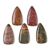 Natural Polychrome Jasper/Picasso Stone/Picasso Jasper Pendants G-Z095-02-1