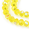 Electroplate Glass Beads Strands EGLA-A044-T6mm-L29-2